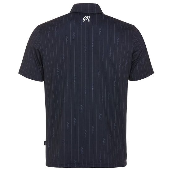 Malbon PERFORMANCE PIQUE Halbarm Polo schwarz von Malbon