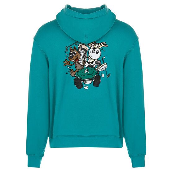 Malbon TWO MAN SCRAMBLE Sweat Hoodie petrol von Malbon