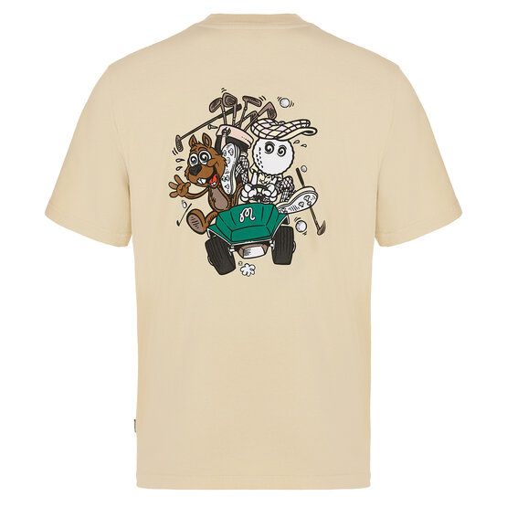 Malbon TWO MAN SCRAMBLE T-SHIRT sand von Malbon