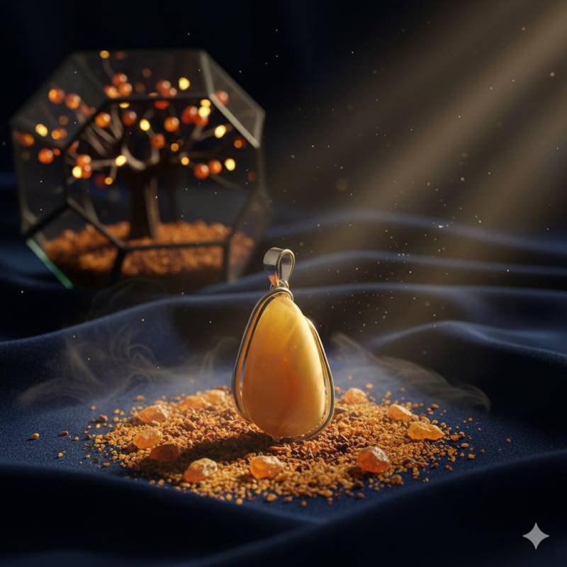 sterling Silber Mit Natürlichen Butterscotch Bernstein Anhänger Größe 57 Mm Lang X 30 Breit Gewicht 13.50 Gramm von Maldija