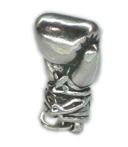 Boxhandschuh Sterling Silber Anhänger .925 x 1 Boxer Handschuhe sslp3247 von Maldon Jewellery