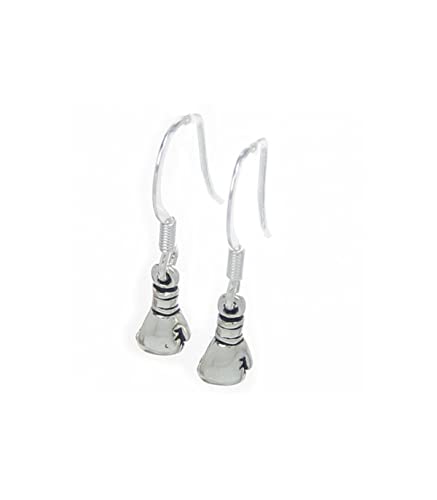 Boxing glove TINY earrings sterling silver 925 x 1 pair Boxers von Maldon Jewellery
