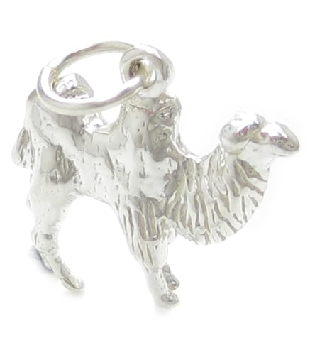 Camel Sterling Silber Charm .925 x 1 Schiff der Wüste Kamel Charms von Maldon Jewellery