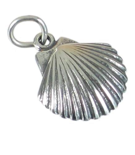 Maldon Jewellery Jakobsmuschel Sterling Silber Charm .925 x 1 Jakobsmuscheln Charms von Maldon Jewellery