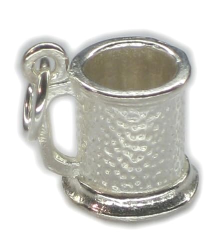 Humpen Sterling Silber Charm .925 x 1 Beer Ale Drinking Charms von Maldon Jewellery