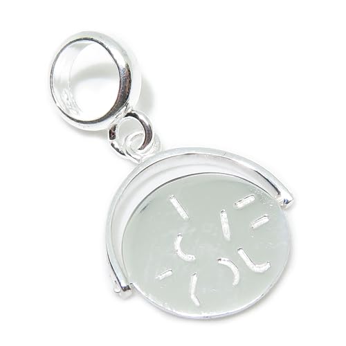 Ich liebe dich Spinner Sterling Silber Bead Charm-Anhänger .925 x 1 von Maldon Jewellery