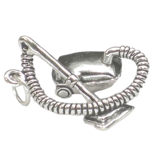 Maldon Jewellery Zylinderstaubsauger Sterling Silber Charm .925 x 1 Reinigungsanhänger von Maldon Jewellery