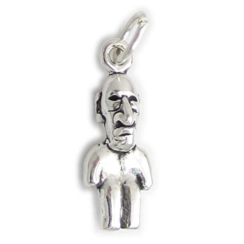Maya Maya Icon Sterling Silber Charm-Anhänger .925 x 1 Mayas Charms von Maldon Jewellery