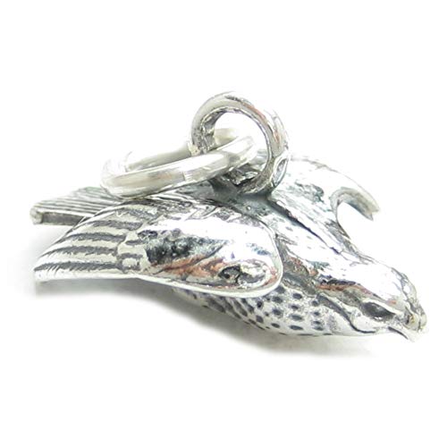 Peregrine Falcon sterling silver charm .925 x 1 Peregrin Falcons charms -SFP von Maldon Jewellery