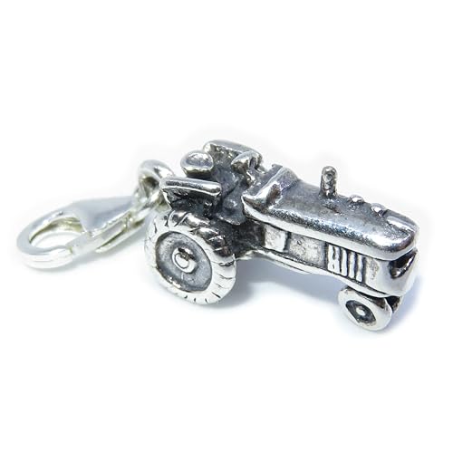 Traktor Sterling Silber Charms .925 x 1 Traktoren Bauernhöfe Charms von Maldon Jewellery
