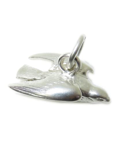 Maldon Jewellery Wanderfalke Sterling Silber Charm .925 x 1 Falken und Vögel Charms von Maldon Jewellery