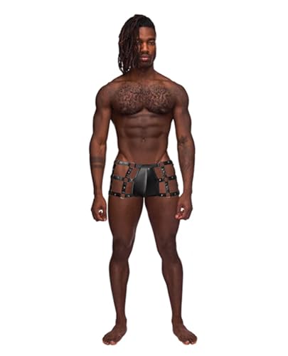 Male Power Fetish Vulcan - Black - S/M G-String Schwarz L/XL von Male Power