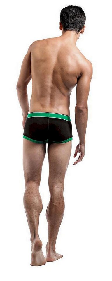 Male Power Trunk Male Power Attacker Mini Short Trunk Boxer schwarz/grün XL von Male Power