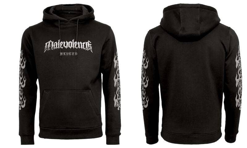 Malevolence Logo Kapuzenpullover schwarz in S von Malevolence