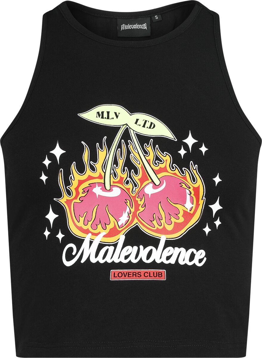 Malevolence Lovers Club Top schwarz in M von Malevolence