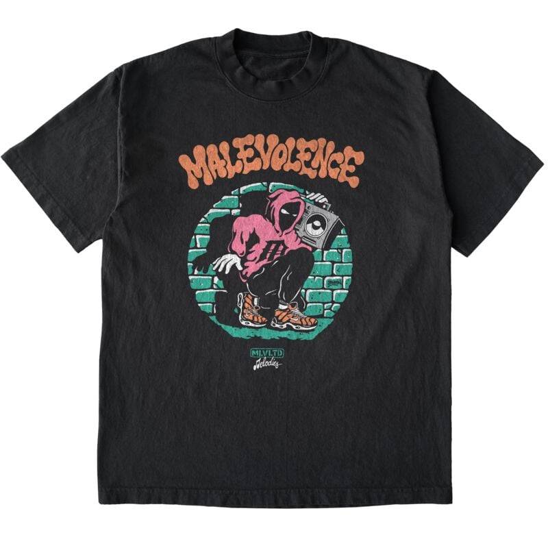 Malevolence T-Shirt - Streetfighter - S bis 3XL - für Männer - Größe XXL - schwarz  - Lizenziertes Merchandise! von Malevolence