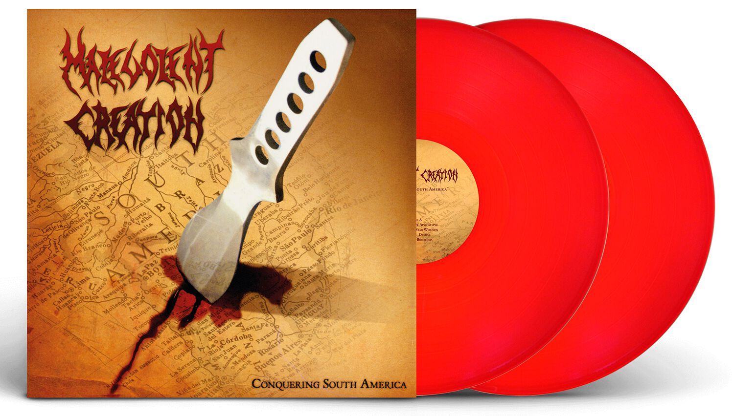 Conquering South America von Malevolent Creation - 2-LP (Coloured, Re-Issue, Standard) von Malevolent Creation