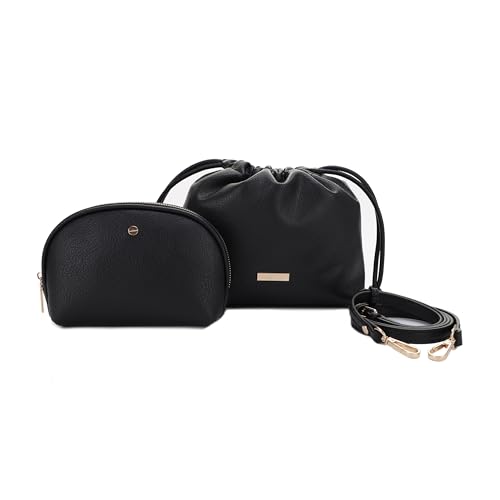 Mali+Lili Lola Beauty Bag Duo, Schwarz, Umhängetasche von Mali+Lili