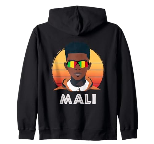 Mali, Malian Flagge, Mali Boy, African Boy, Malian Teen Kapuzenjacke Mali, Malian Flagge, Mali Boy, African Boy, Malian Teen Kapuzenjacke von Mali Flag Gifts for Malian Teens & Boys