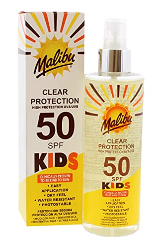 MALIBU 250ML SPF 50 KIDS CLEAR PROTECTION SPRAY MALIBU 250ML SPF 50 KIDS CLEAR PROTECTION SPRAY von Malibu