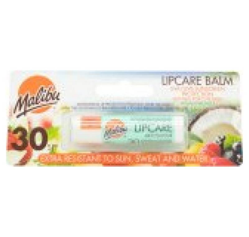 Malibu Lippenpflegemittel Lip Care Lip Balm SPF30 4g - Mint von Malibu