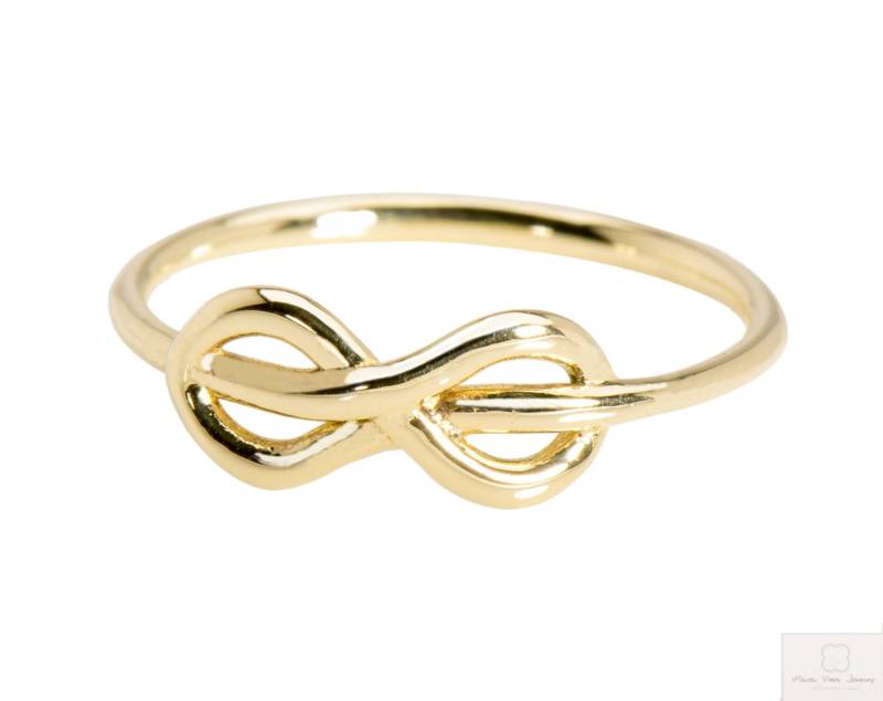 Rosegold Liebesknoten Ring Schlichter Infinity Versprechen Ring Rosegold Liebesknoten Ring Schlichter Infinity Versprechen Ring von MalibuVibesJewelry