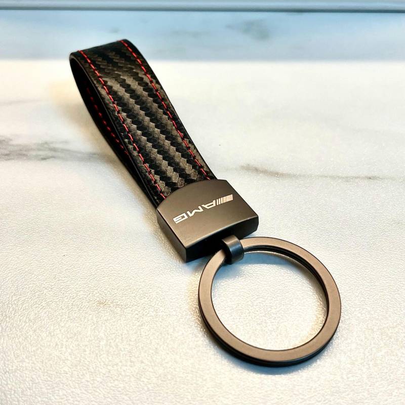 Mercedes-Benz Amg Schlüsselanhänger in Schwarz, Mit Logo. High Quality Keychain. Amg Logo von MaliksSouvenirs