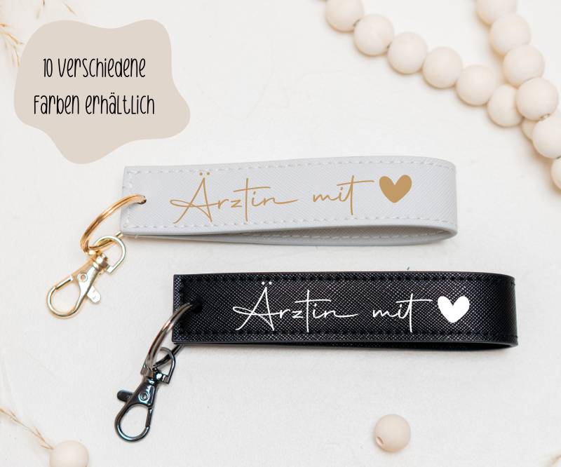 Schlüsselanhänger Ärztin Mit Herz I Geschenkidee Geschenk Abschiedsgeschenk Für Den Besten Arzt Anhänger Dankeschön von MalileDesign