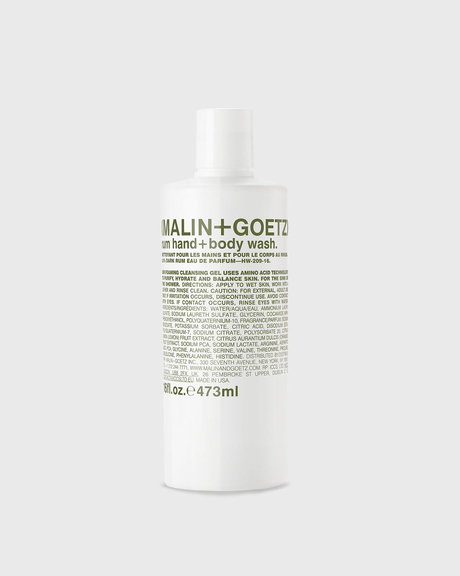 Malin + Goetz Rum Hand + Body Wash - 473 ml men Face & Body multi in Größe:ONE SIZE Malin + Goetz Rum Hand + Body Wash - 473 ml men Face & Body multi in Größe:ONE SIZE von Malin + Goetz