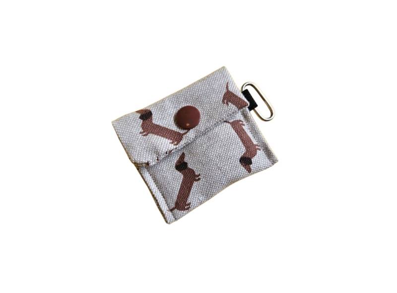 Münztasche, Einkaufschip Tasche, Schlüsselanhänger, Dackel, Dachshund, Canvas Münztasche, Einkaufschip Tasche, Schlüsselanhänger, Dackel, Dachshund, Canvas von MalisHundeshop