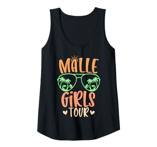 Damen Malle Girls Tour Mädelsabend Mallorca Tank Top Damen Malle Girls Tour Mädelsabend Mallorca Tank Top von Malle Crew Partyshirts