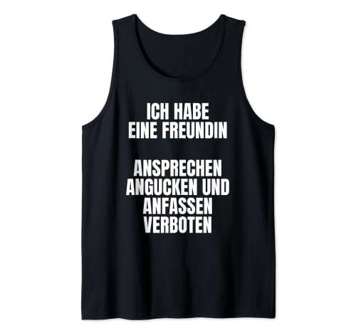 Herren Ich Habe Eine Freundin Ansprechen Verboten Tank Top von Malle JGA Mallorca Ich habe eine Freundin Outfit