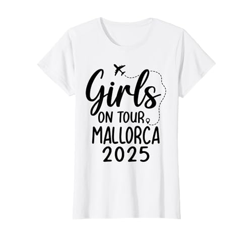 Girls On Tour Mallorca 2025 Mädels Malle Urlaub T-Shirt Girls On Tour Mallorca 2025 Mädels Malle Urlaub T-Shirt von Malle Party Outfit Damen