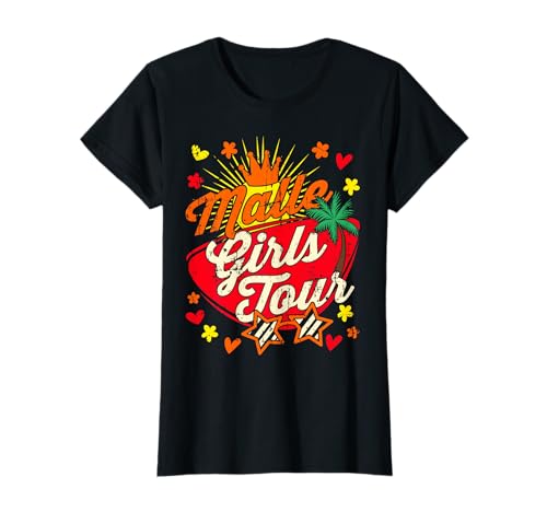 Mädels Damen Malle GIRLS TOUR Shirt-Mallorca Party Urlaub | T-Shirt von Malle Party Shirts