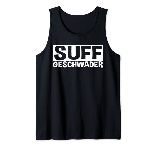 Herren "Suff Geschwader" Malle Bulgarien Party Urlaub Trikot Tank Top von Malle Trend & Mallorca Party Gruppen Outfits