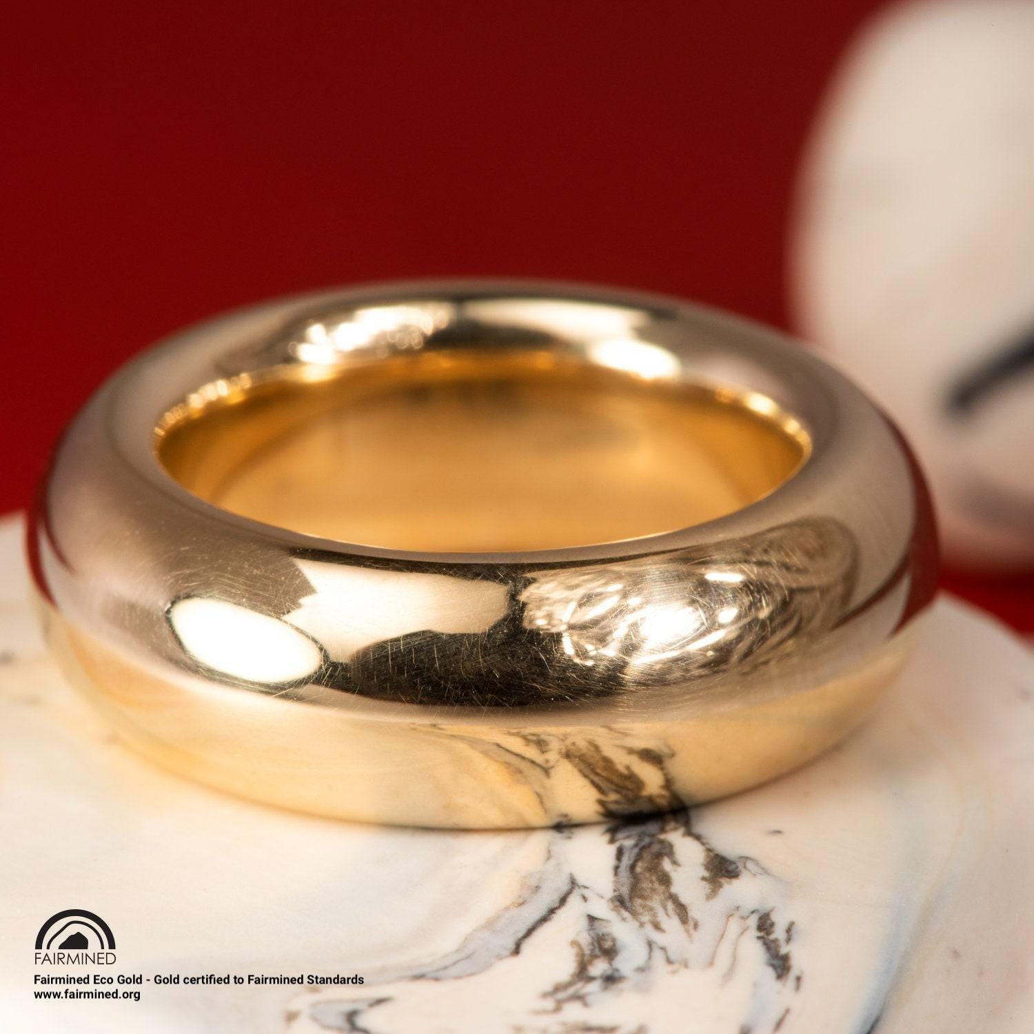 Donut Ring Aus Fairmined Zertifiziertem Gold von MalleableJewellers