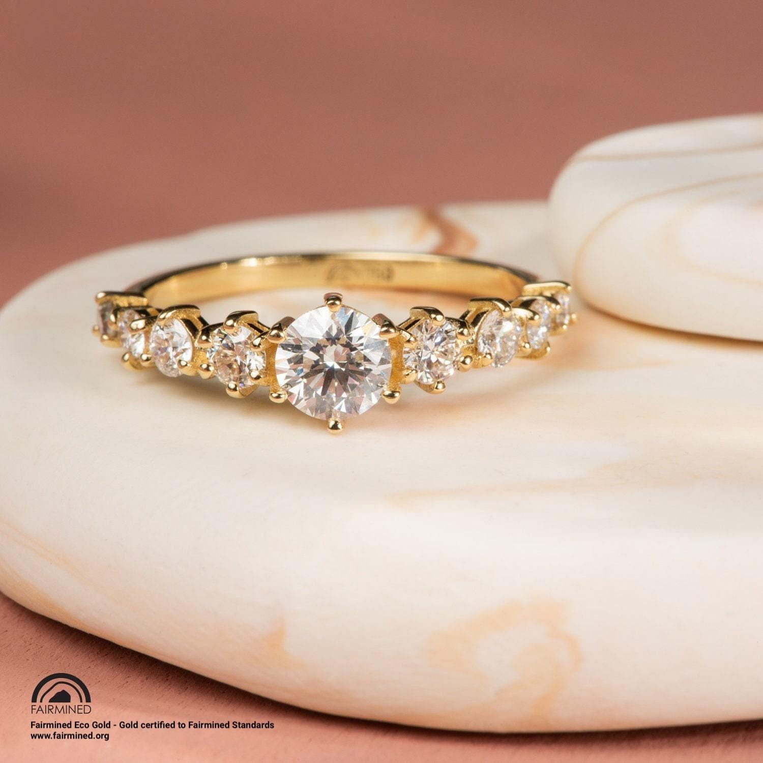 Neuer Erbstück Ring in Fairmined Gold von MalleableJewellers