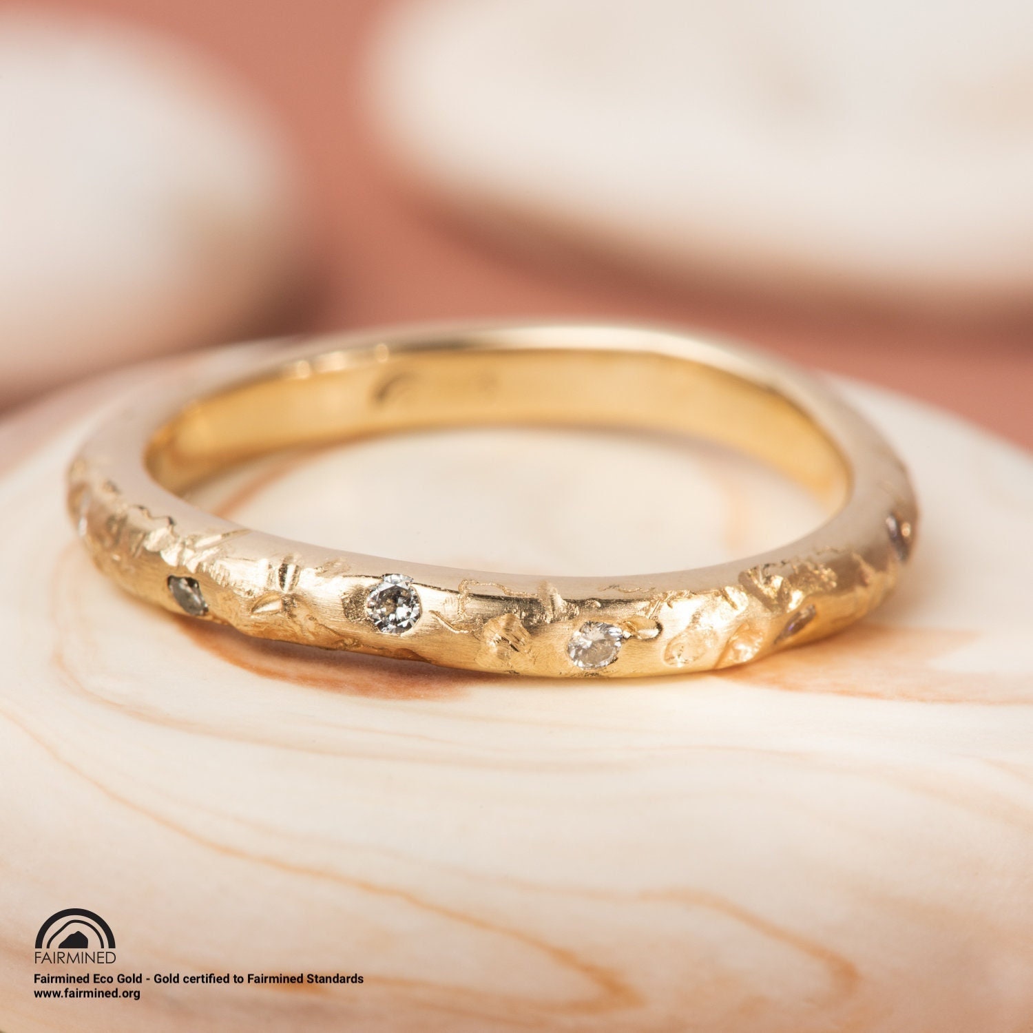 Wellenring Aus Fairmined-Zertifiziertem Gold von MalleableJewellers