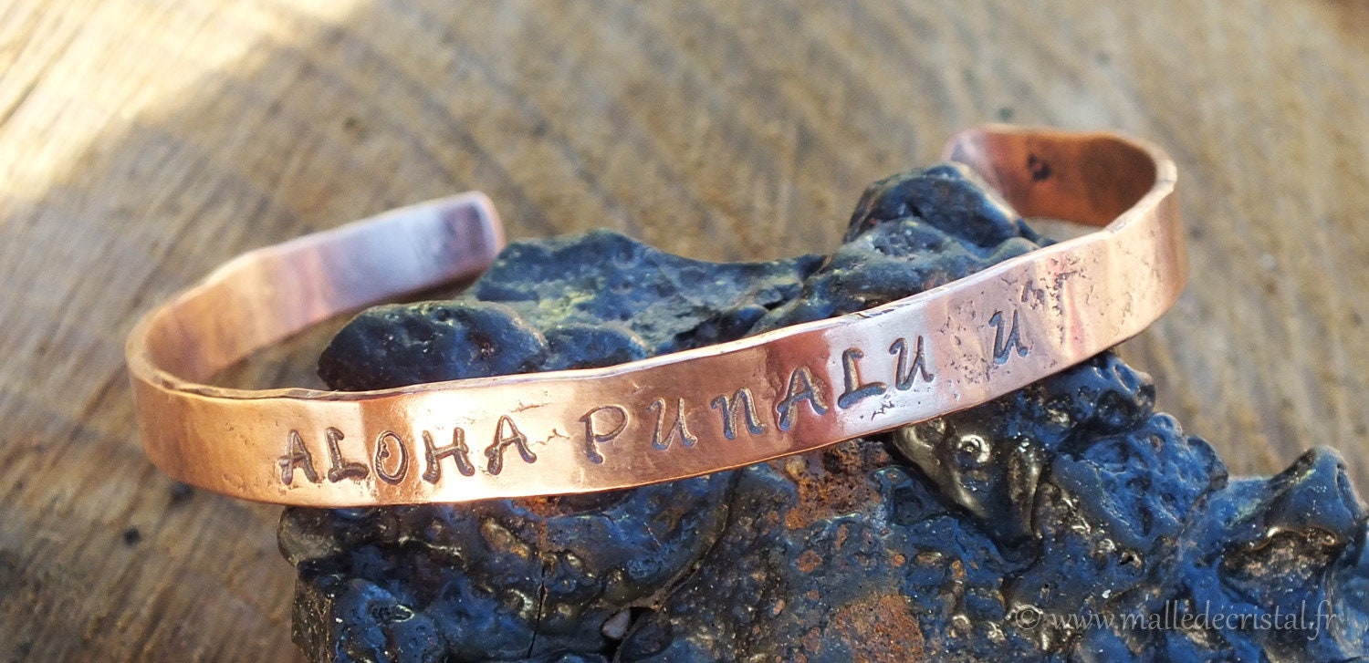 Kupferarmband Mit Persönlicher Gravur - Gegen Rheuma Kupferarmband Mit Persönlicher Gravur - Gegen Rheuma von MalledeCristal