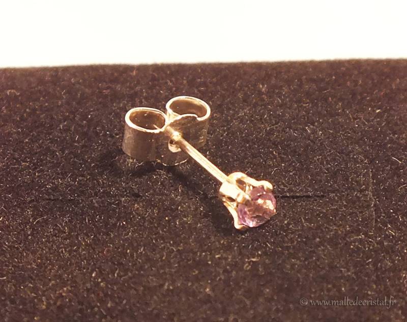 Ohrring Amethyste Chip - Silber 925 Ohrring Amethyste Chip - Silber 925 von MalledeCristal