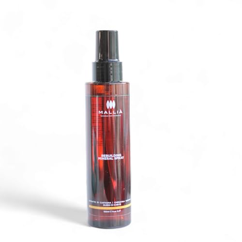 Mallià Rebuilding Mineral Reparatur-Spray Ultra Mineralisierung für geschädigtes Haar – mit pflanzlichem Keratin, feuchtigkeitsspendende und stärkende Sheabutter, 150 ml Mallià Rebuilding Mineral Reparatur-Spray Ultra Mineralisierung für geschädigtes Haar – mit pflanzlichem Keratin, feuchtigkeitsspendende und stärkende Sheabutter, 150 ml von Mallià