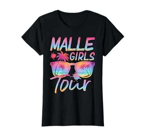 Damen Malle Girls Tour Mallorca Party Urlaub Gruppen T-Shirt Damen Malle Girls Tour Mallorca Party Urlaub Gruppen T-Shirt von Mallorca Girls Party Crew