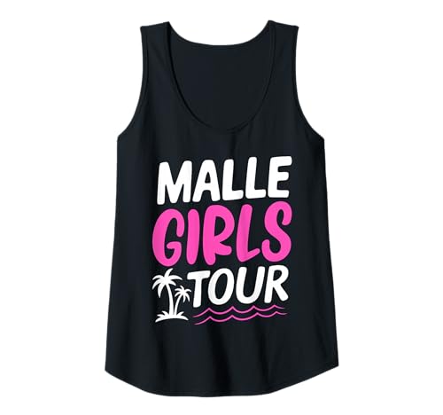 Damen Malle Girls Tour Palma Mallorca Urlaub Tank Top von Mallorca Girls Party Crew