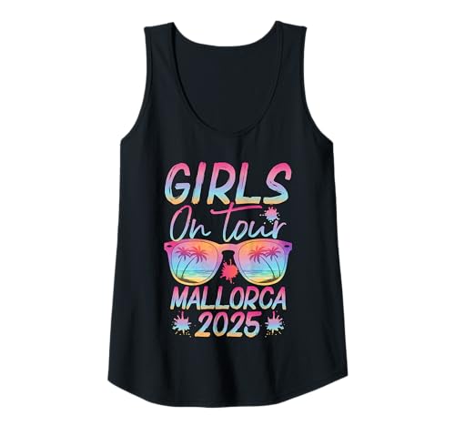 Damen Girls On Tour Mallorca 2025 Mädelsabend Malle Party Tank Top von Mallorca Girls Trip 2025