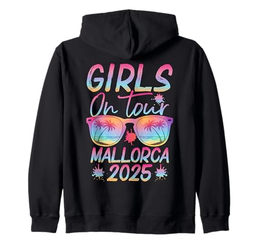 Girls On Tour Mallorca 2025 Mädelsabend Malle Party Kapuzenjacke von Mallorca Girls Trip 2025