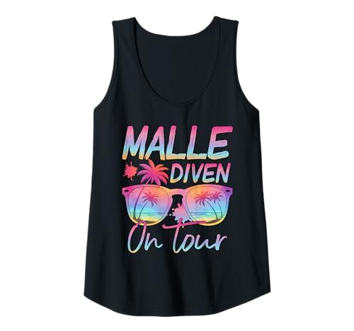 Damen Malle Diven On Tour Spruch Mallorca Party Outfit Tank Top Damen Malle Diven On Tour Spruch Mallorca Party Outfit Tank Top von Mallorca Ladies Tour Club