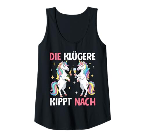 Damen Die Klügere Kippt Nach Malle Mädels Urlaub JGA Einhorn Tank Top Damen Die Klügere Kippt Nach Malle Mädels Urlaub JGA Einhorn Tank Top von Mallorca Party Urlaub Outfit