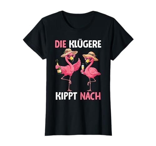 Die Klügere Kippt Nach Malle Mädels Urlaub JGA Flamingo T-Shirt Die Klügere Kippt Nach Malle Mädels Urlaub JGA Flamingo T-Shirt von Mallorca Party Urlaub Outfit
