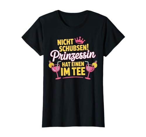 Nicht Schubsen Prinzessin Mallorca Malle Girls Trip 2025 T-Shirt Nicht Schubsen Prinzessin Mallorca Malle Girls Trip 2025 T-Shirt von Mallorca Sommerurlaub Frauen Crew Party Outfit