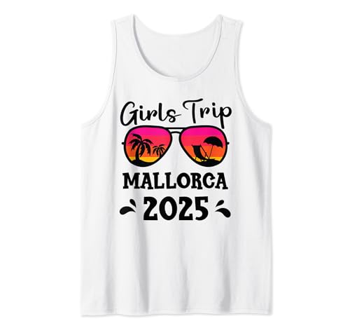 Mallorca Girls Trip 2025 Urlaub Gruppe Wochenende Party Freund Tank Top Mallorca Girls Trip 2025 Urlaub Gruppe Wochenende Party Freund Tank Top von Mallorca Spain Girls Bachelorette Party Apparel